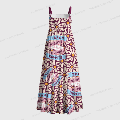 Pagewings Trans Rights Are Human Rights Maxi Dress