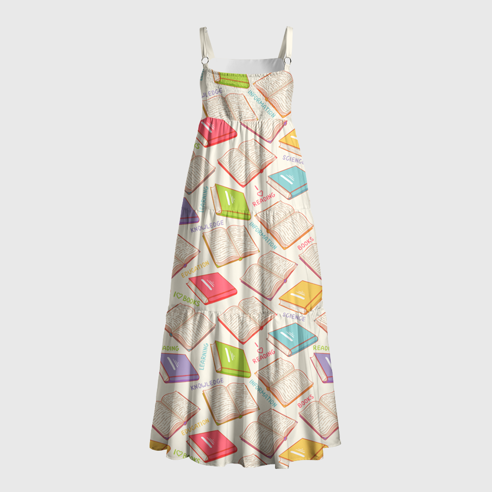 Pagewings Reading Summer Maxi Dress