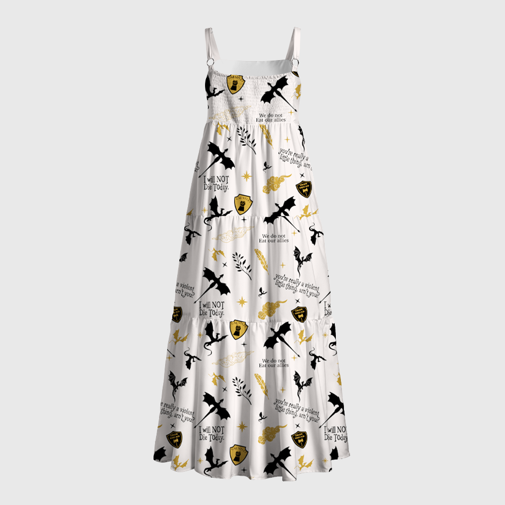 Pagewings I Will Not Die Today Maxi Dress