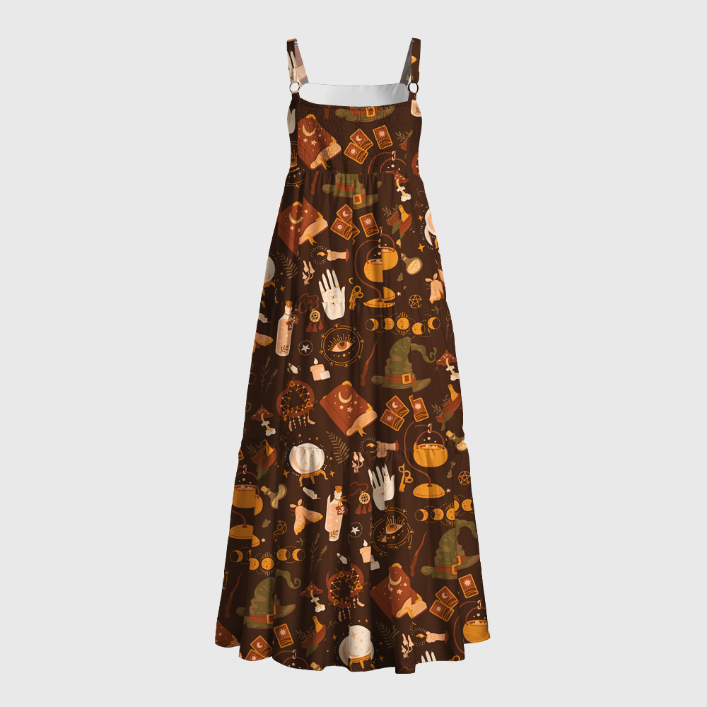 Pagewings Square Neck One More Chapter Maxi Dress