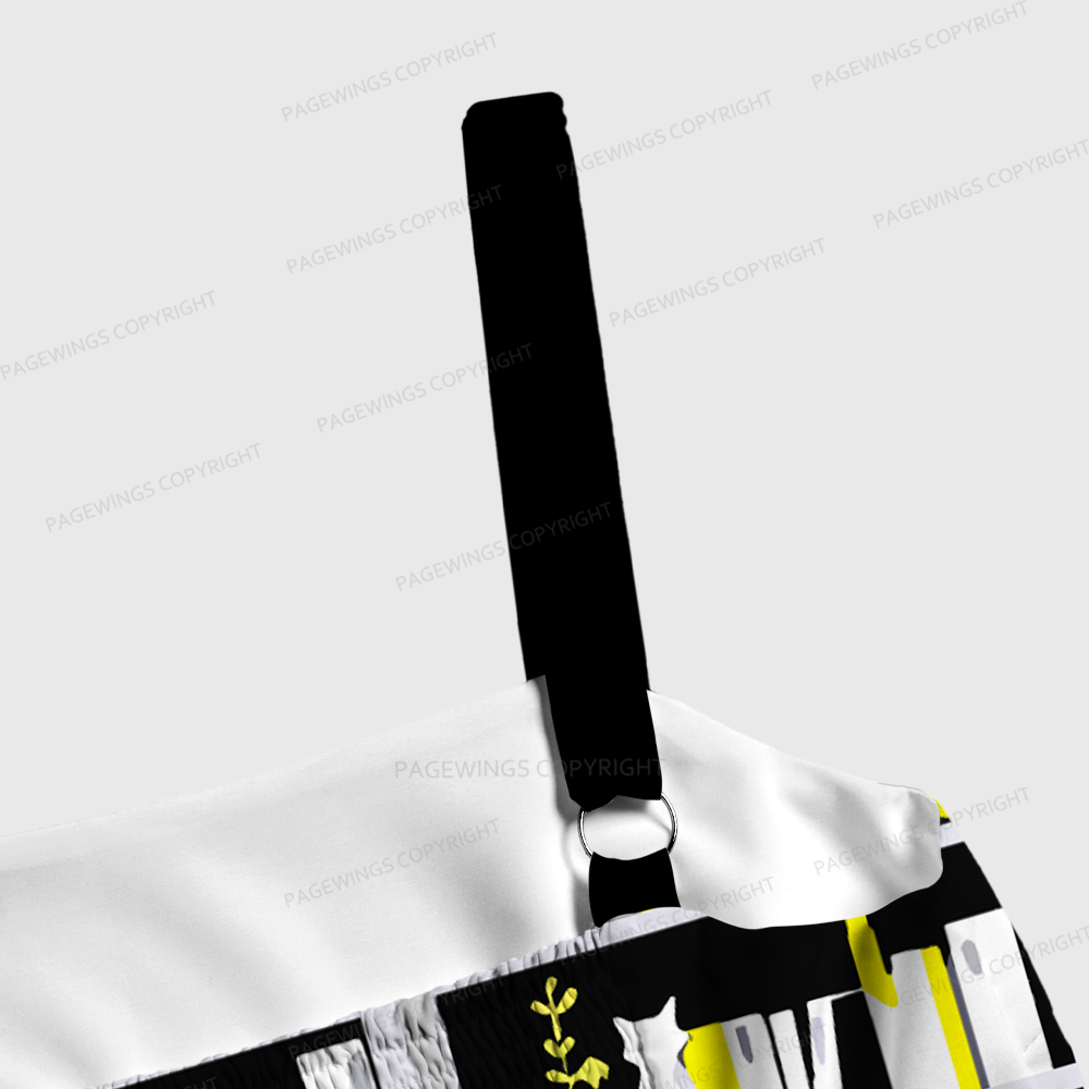 Pagewings Square Neck Cat Lover Maxi Dress