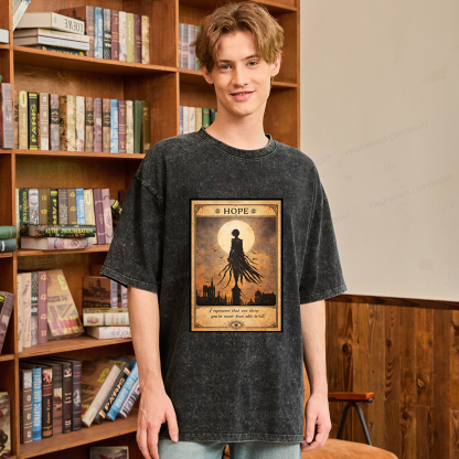Pagewings Hope Unisex Washed T-shirt
