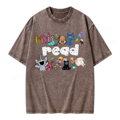 Pagewings Teacher Life Shirt, Teacher Shirt Unisex Washed T-shirt