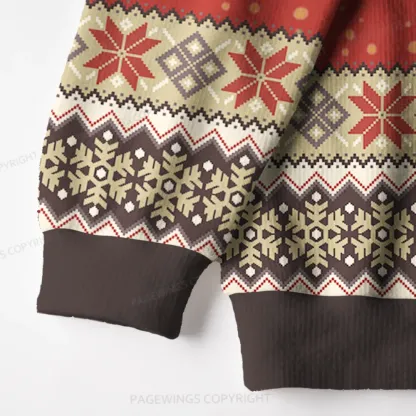 Pagewings I Require Books Unisex Ugly Knit Sweatshirt