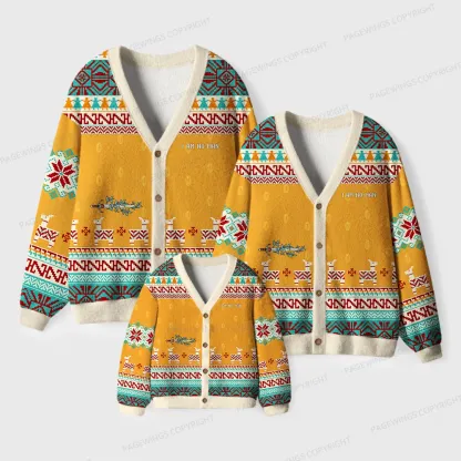 Pagewings I Am No Man Unisex Ugly Cardigan Sweaters