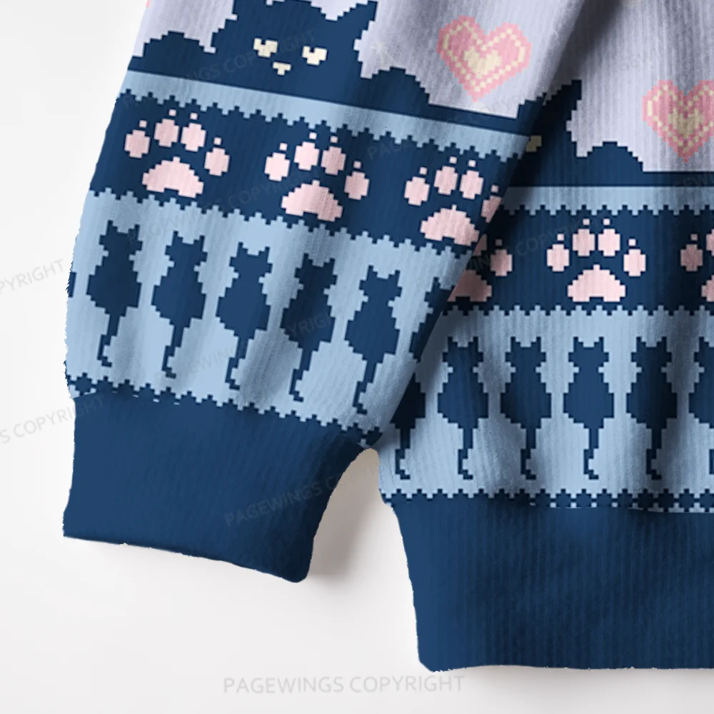 Pagewings How To Buy New Books Unisex Ugly Knit Sweatshirt