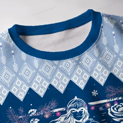 Pagewings Defend The Public Library Unisex Ugly Knit Sweatshirt