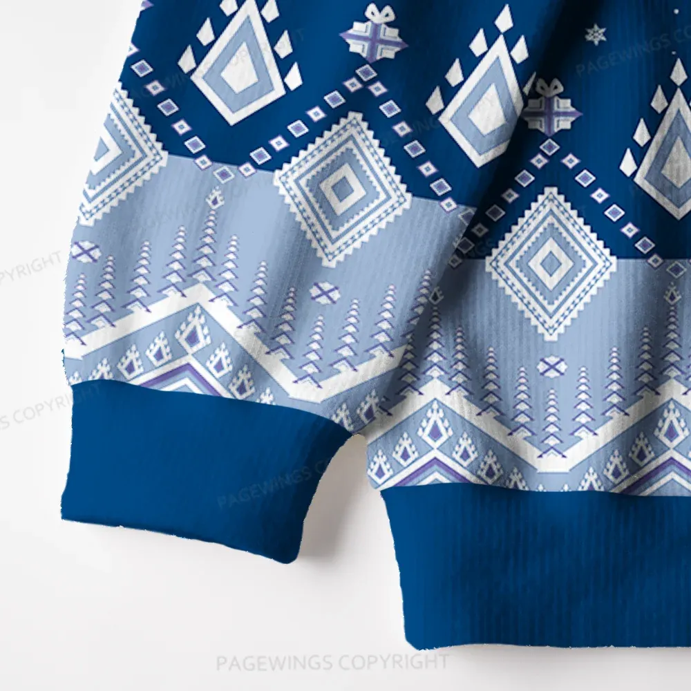 Pagewings Defend The Public Library Unisex Ugly Knit Sweatshirt