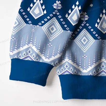Pagewings Defend The Public Library Unisex Ugly Knit Sweatshirt