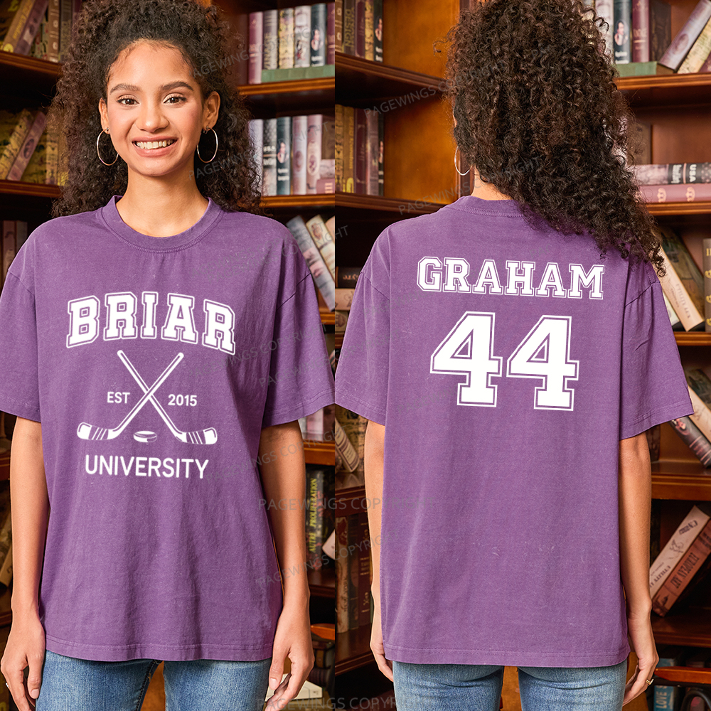 Pagewings Hockey Romance Unisex Washed T-shirt
