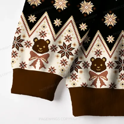 Pagewings Protect Public Education Unisex Ugly Knit Sweatshirt