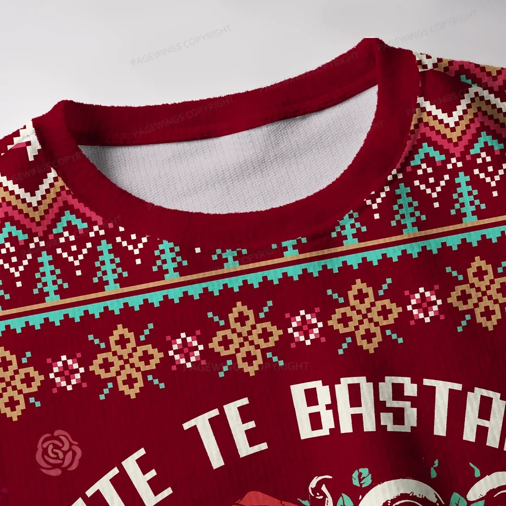 Pagewings Nolite Te Bastardes Carborundorum Unisex Ugly Knit Sweatshirt