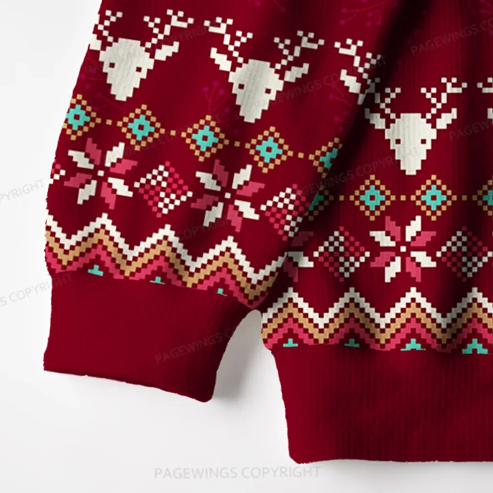 Pagewings Nolite Te Bastardes Carborundorum Unisex Ugly Knit Sweatshirt