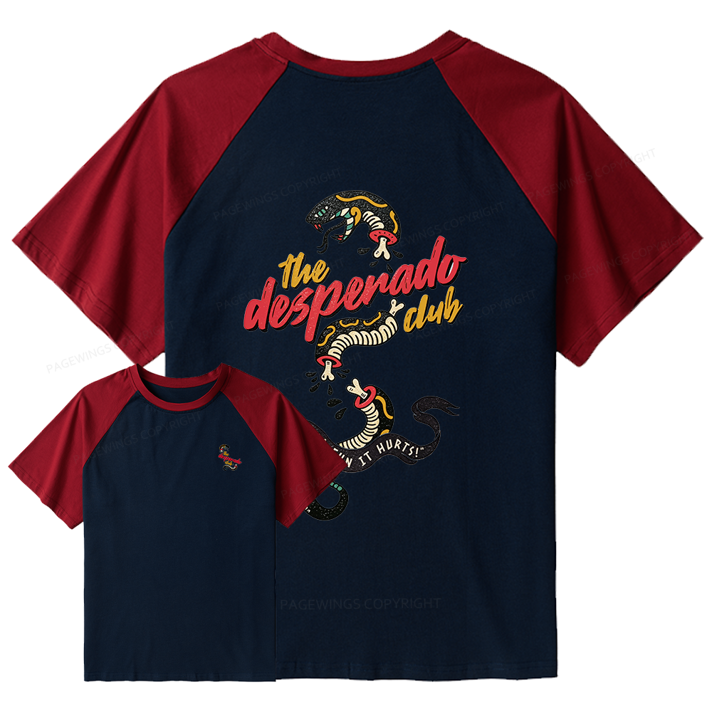 Pagewings The Desperado Club Raglan T-shirt