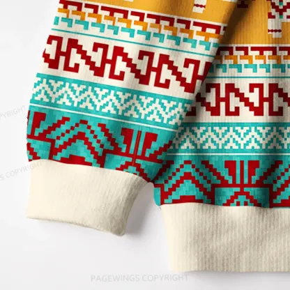 Pagewings I Am No Man Unisex Ugly Knit Sweatshirt