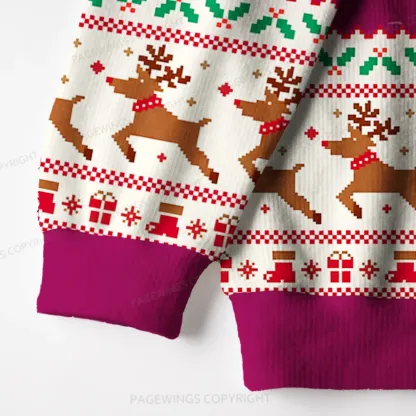 Pagewings Silly Goose Book Club Unisex Ugly Knit Sweatshirt