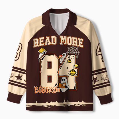 Pagewings Read More Boooks Unisex Long Sleeve Jersey