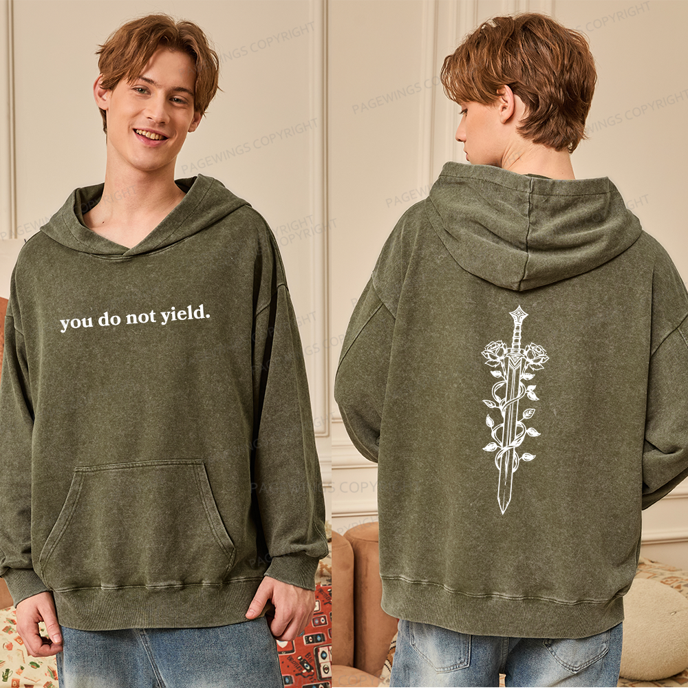 Pagewings Throne of Glass Merch TOG Shirt Aelin Galathynius Unisex Washed Hoodie