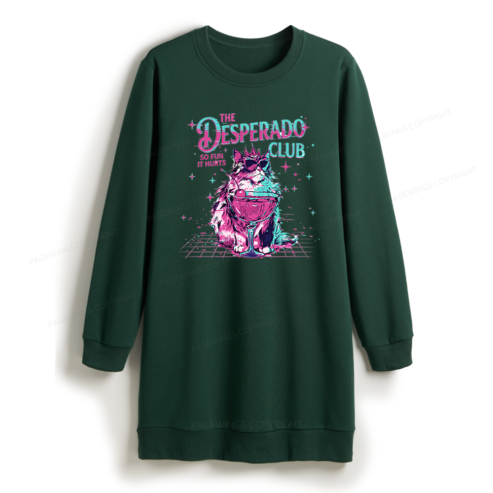 Pagewings Sci Fi Fan Sweatshirt Dress