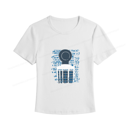 Pagewings Books Library Stamp Women's Baby Tee