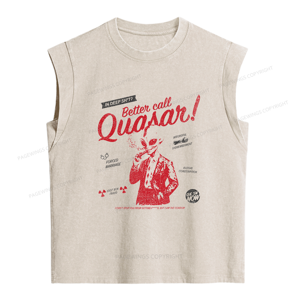 Pagewings Sci Fi Bookish Women's Washed Tank Top