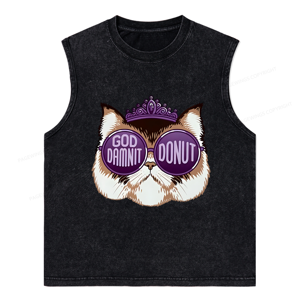 Pagewings Sci-Fi Book Lover Unisex Washed Tank Top