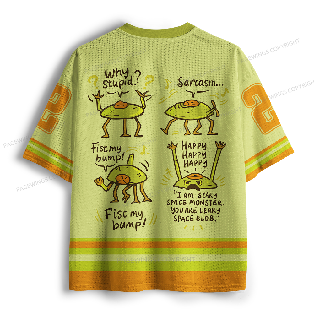 Pagewings Why Stupid Unisex Mesh Jersey