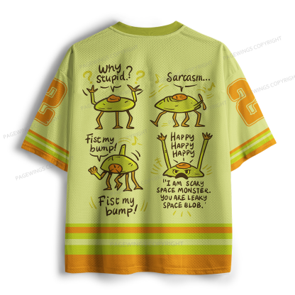 Pagewings Why Stupid Unisex Mesh Jersey