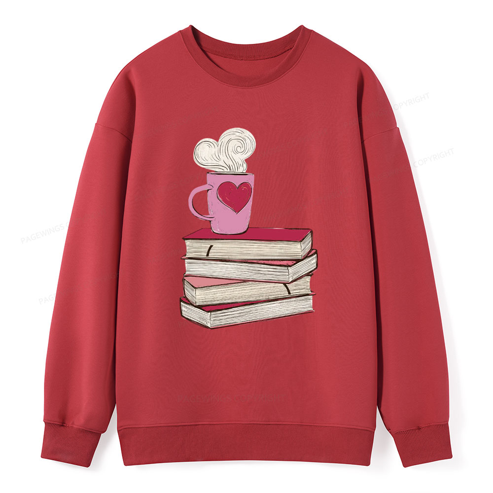 Pagewing Valentine's Day Gift for the Book Lover Unisex Classic Sweatshirt