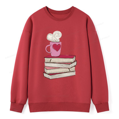 Pagewing Valentine's Day Gift for the Book Lover Unisex Classic Sweatshirt