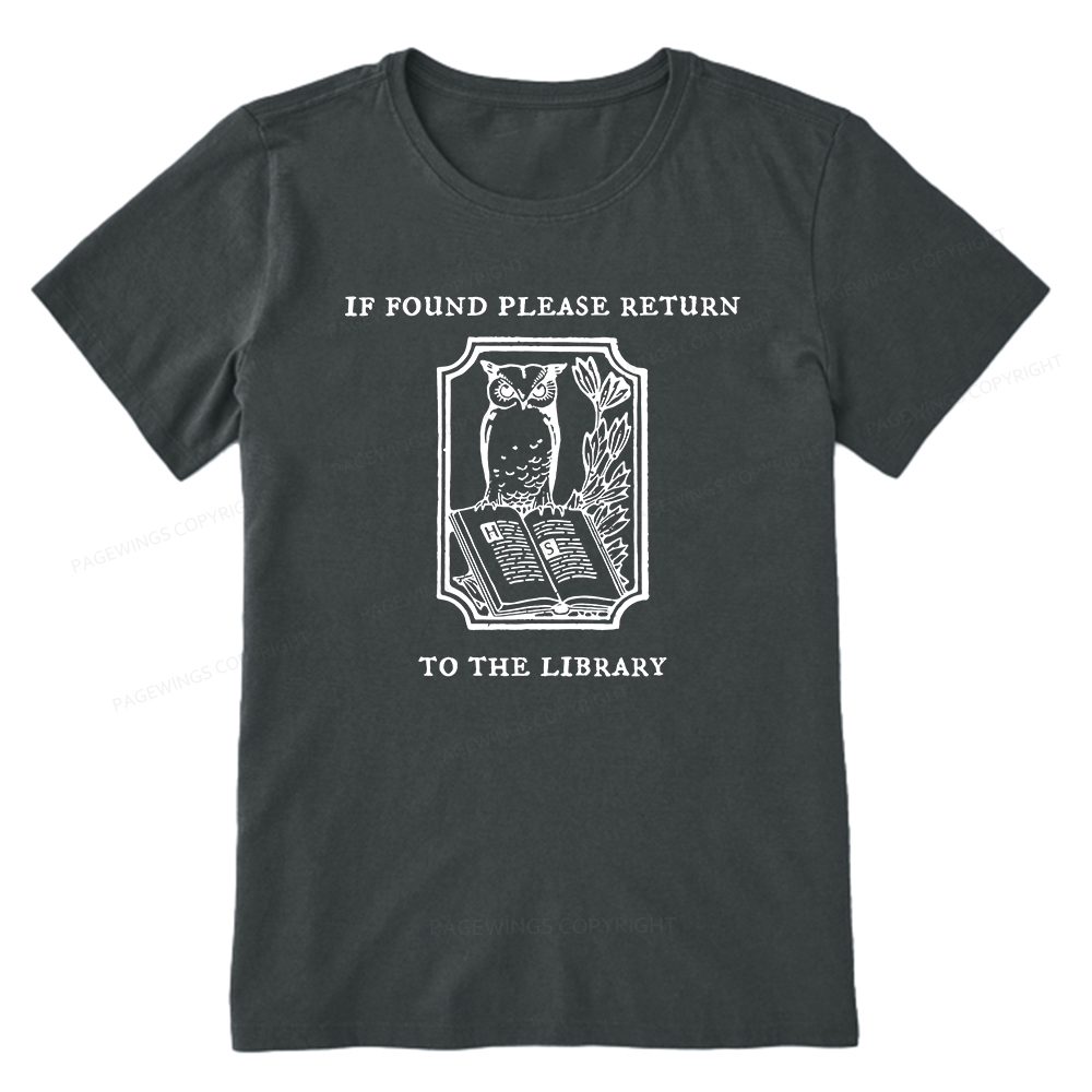 Pagewings Librarian Gift Owl Book Shirt Unisex Classic T-shirt