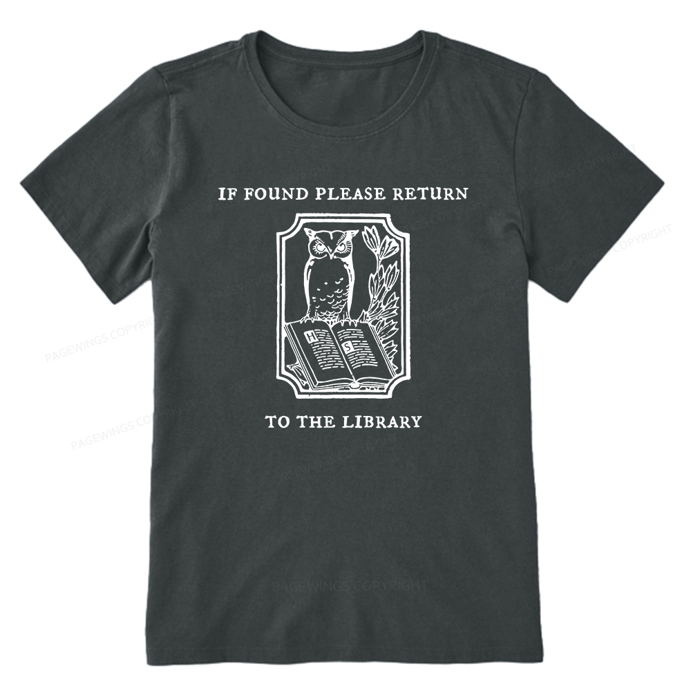 Pagewings Librarian Gift Owl Book Shirt Unisex Classic T-shirt