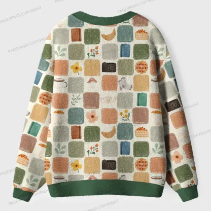 Pagewings Bookish Unisex Ugly Cardigan Sweaters