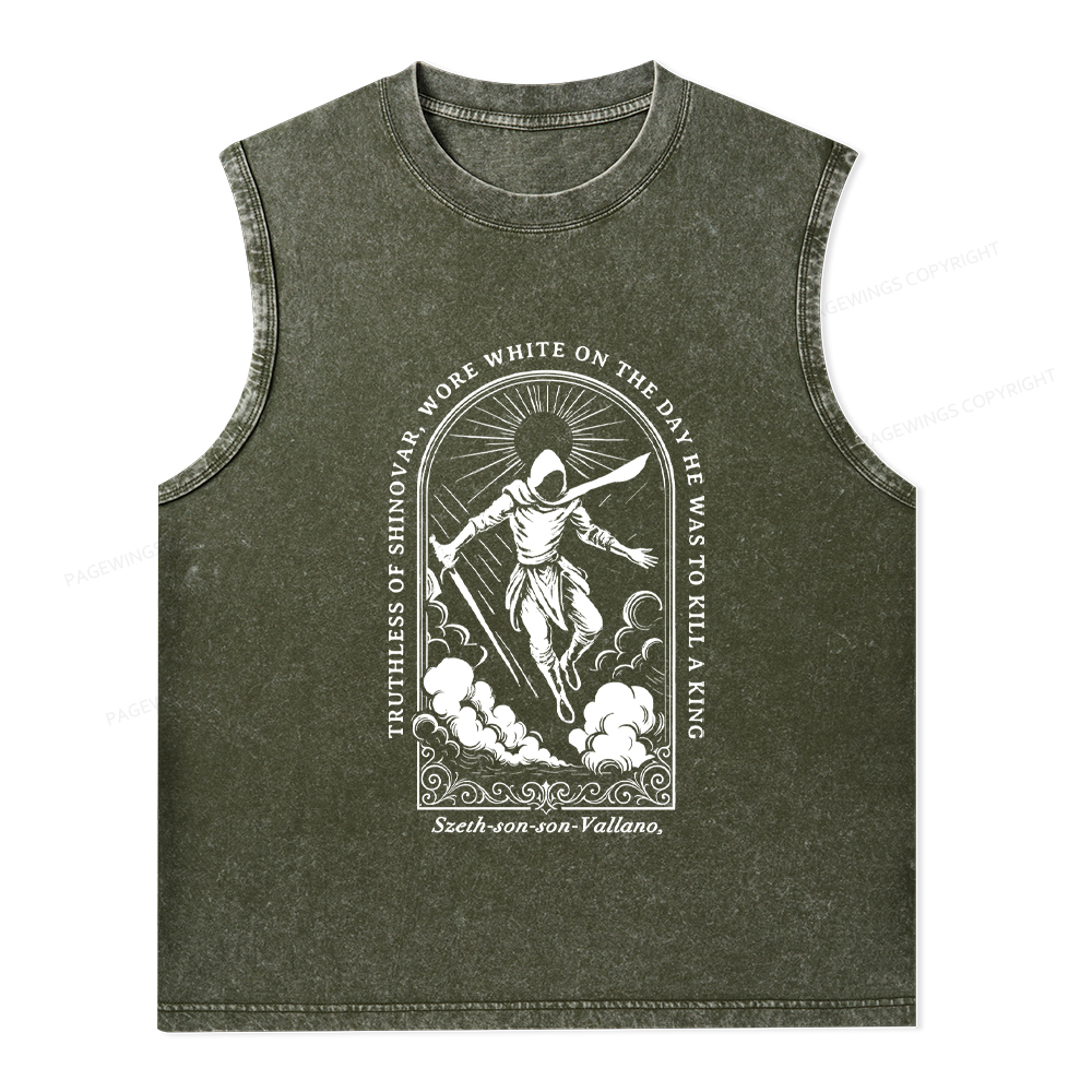 Pagewings Truthless of Shinovar Unisex Washed Tank Top