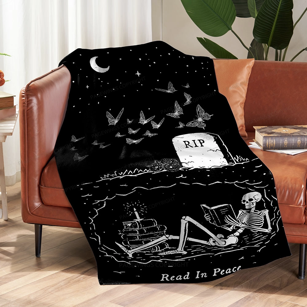 Pagewings Read In Peace Blanket