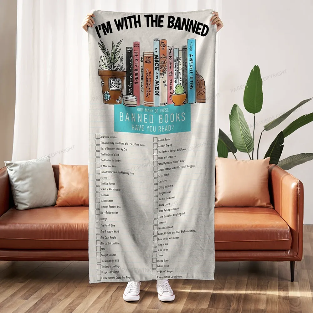 Pagewings I'm With The Banned Blanket