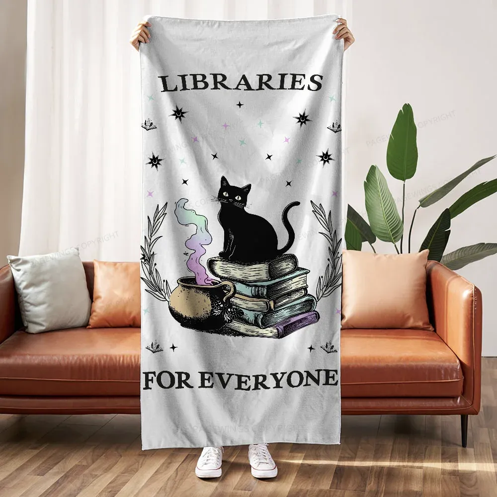 Pagewings Libraries For Everyone Blanket