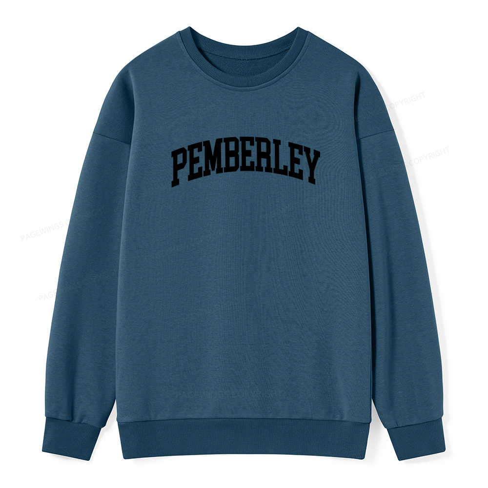 Pagewings Pride and Prejudice Pemberley Bookworm Unisex Classic Sweatshirt