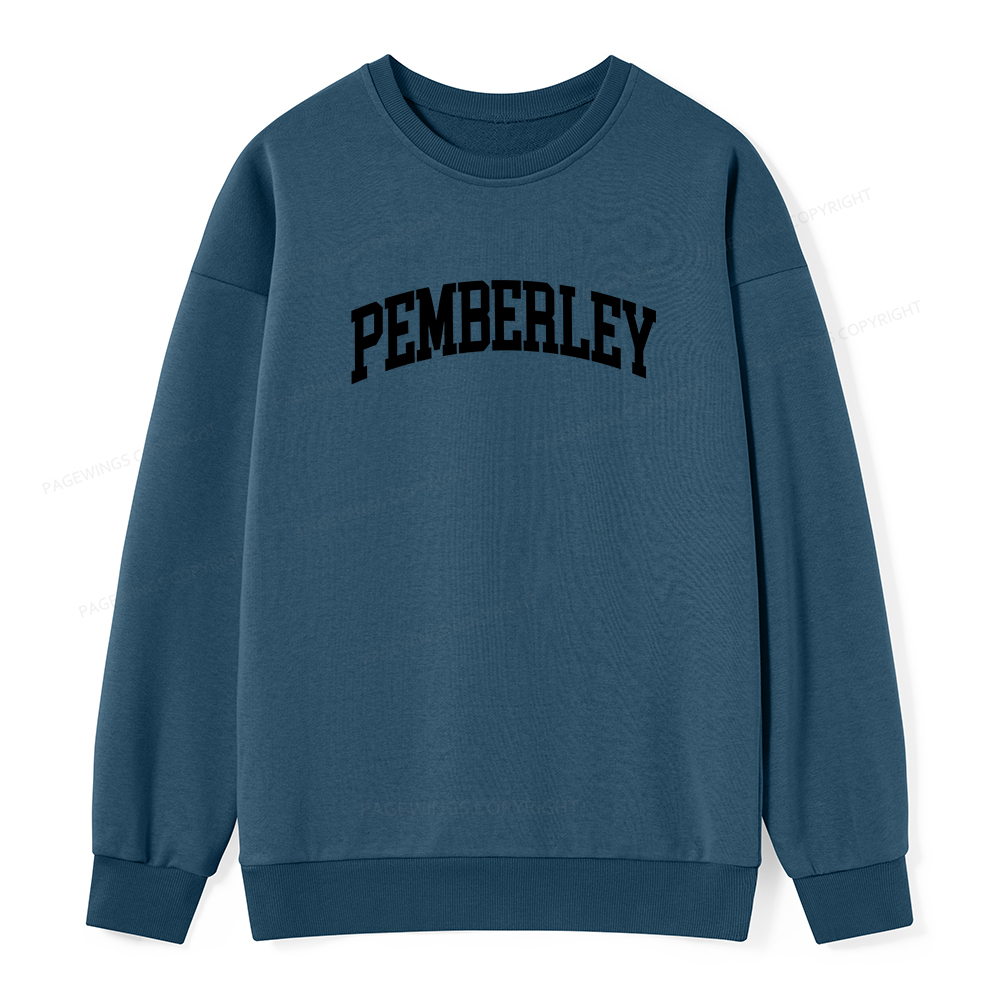 Pagewings Pride and Prejudice Pemberley Bookworm Unisex Classic Sweatshirt