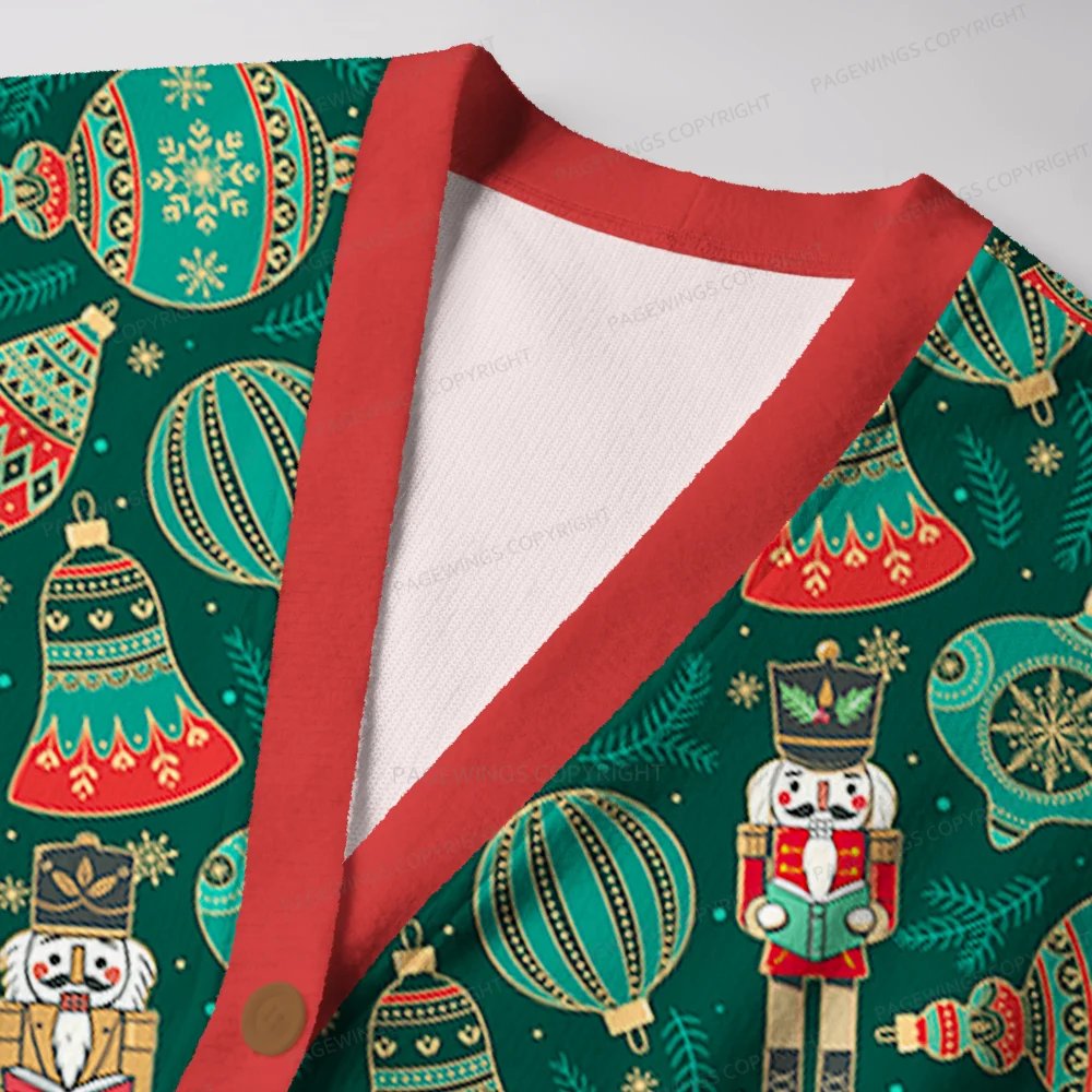 Pagewings Festive Reading  Unisex Ugly Cardigan Sweaters