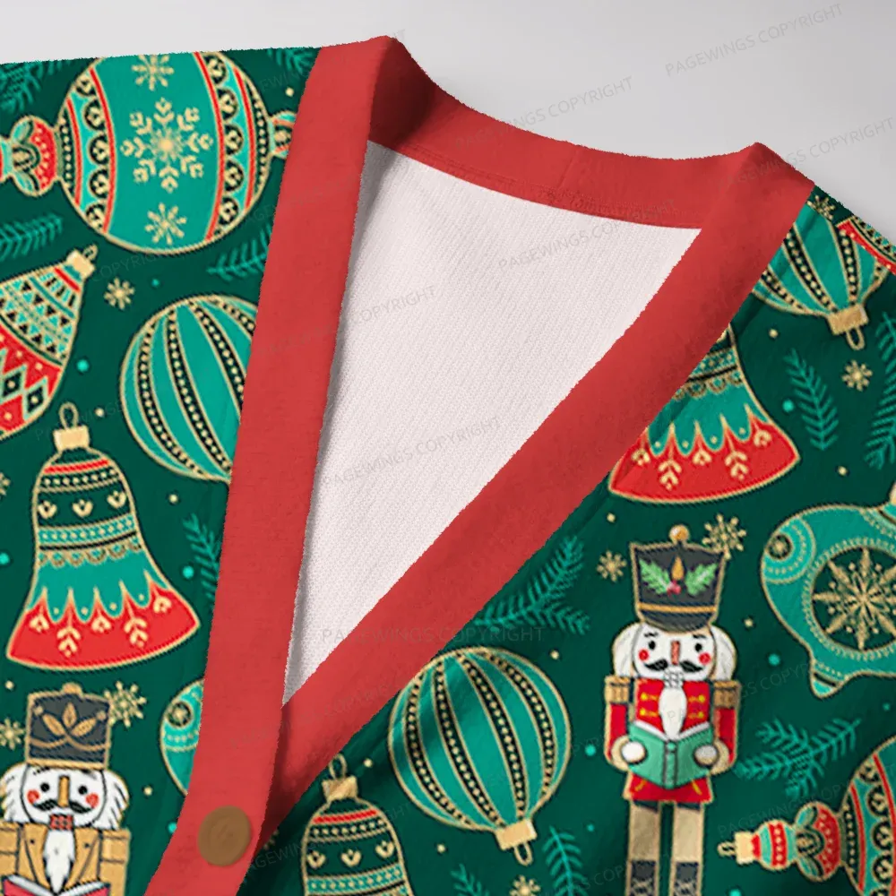 Pagewings Festive Reading  Unisex Ugly Cardigan Sweaters