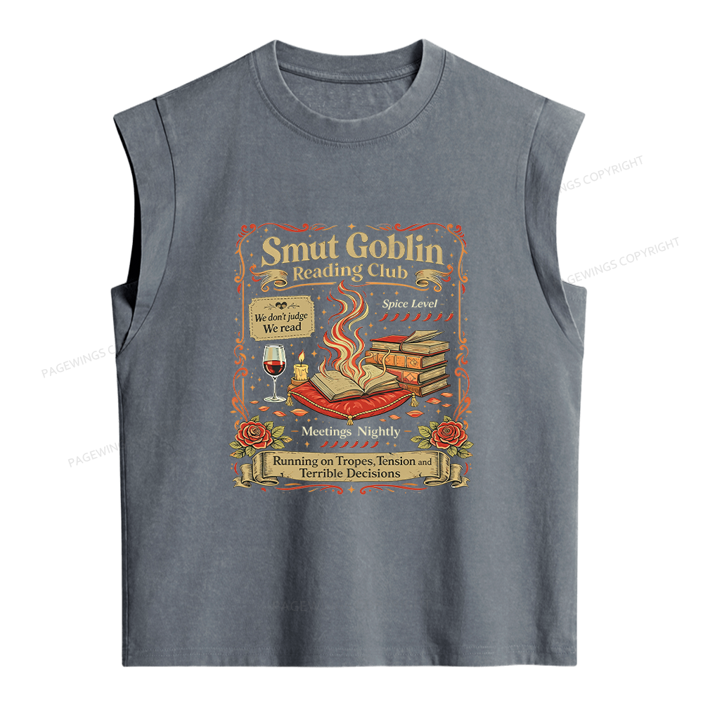 Pagewings Smut Goblin Women's Washed Tank Top
