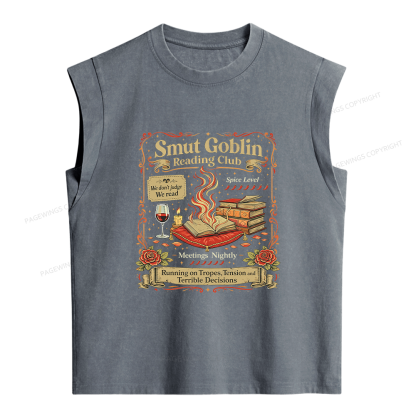 Pagewings Smut Goblin Women's Washed Tank Top