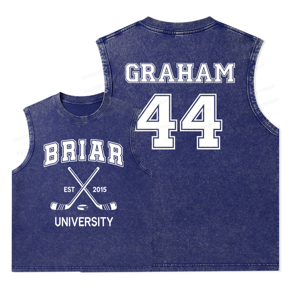 Pagewings Hockey Romance Washed Tank Top