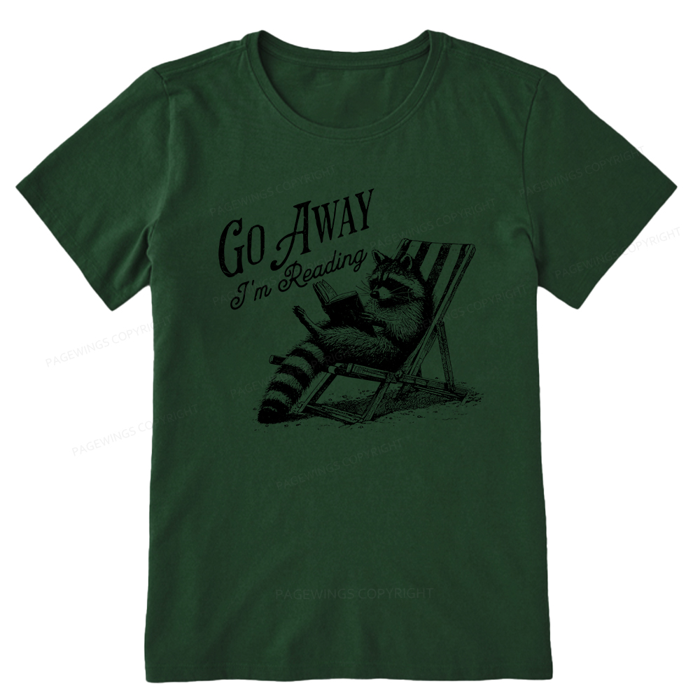 Pagewings Funny Raccoon Book Lover Tshirt Unisex Classic T-shirt