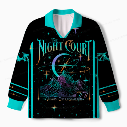 Pagewings The Night Court Unisex Long Sleeve Jersey