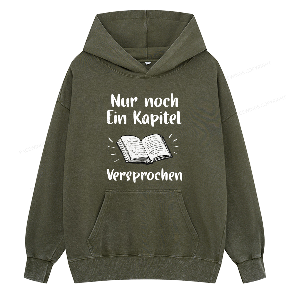 Pagewings Book on Unisex Tie Dye Unisex Washed Hoodie