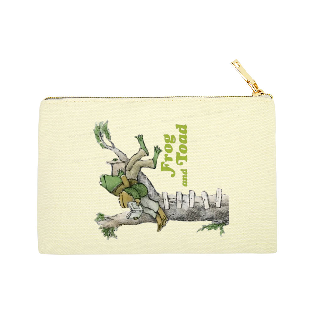 Pagewings Frog and Toad Old Book Pouch