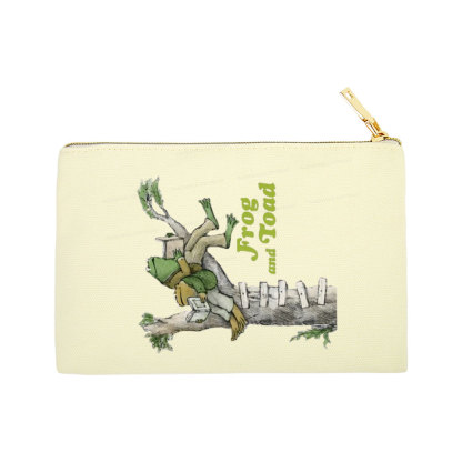 Pagewings Frog and Toad Old Book Pouch
