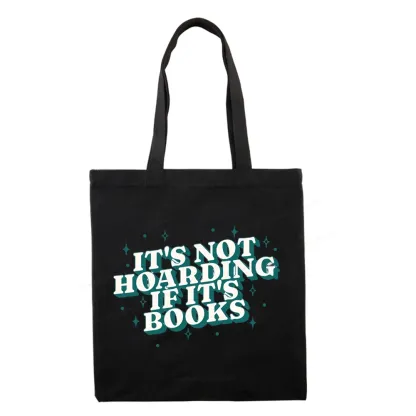 Pagewings It's Not Hoarding If It's Books Tote Bag